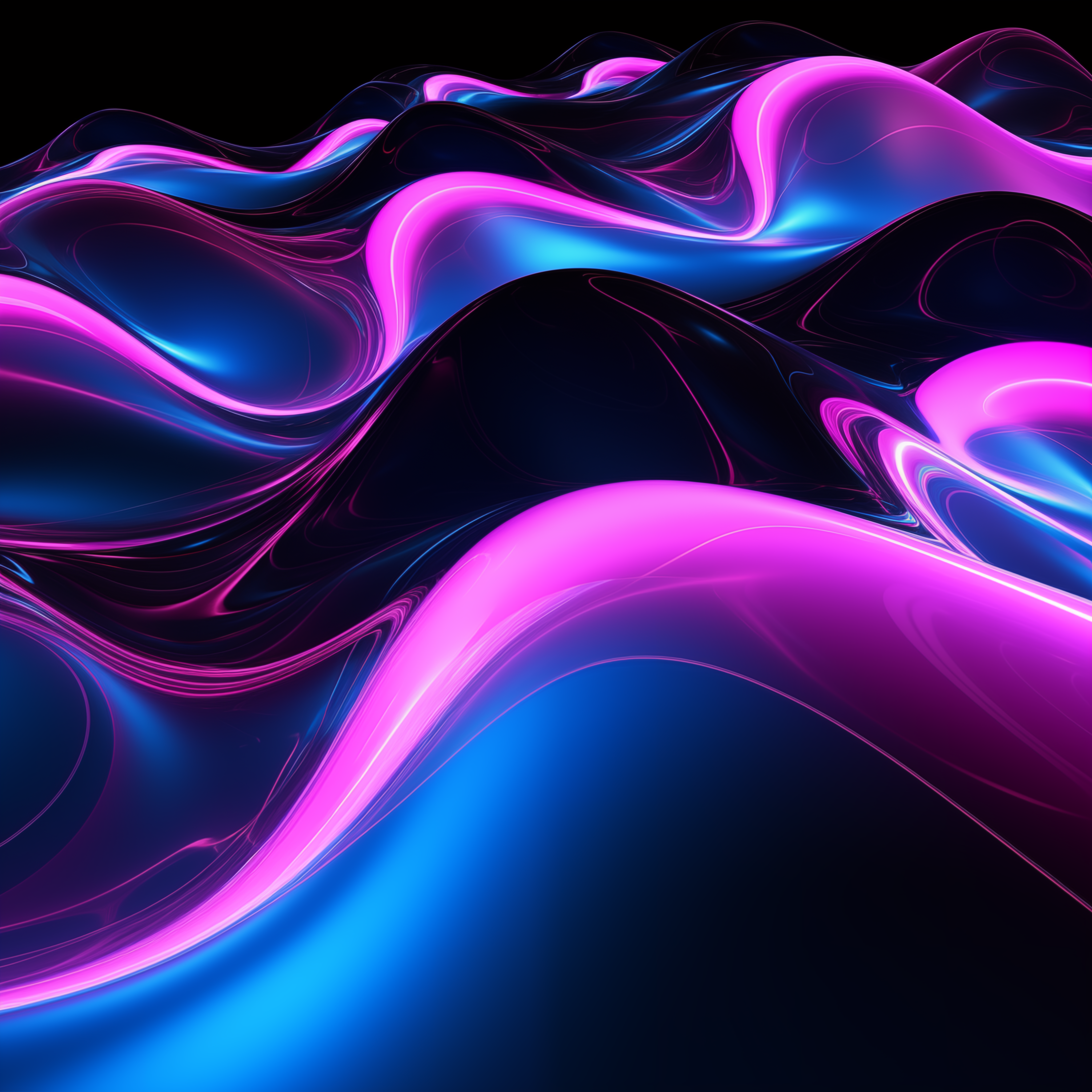 Neon Blue and Pink Background Example